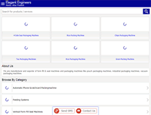 Tablet Screenshot of elegantengineers.com